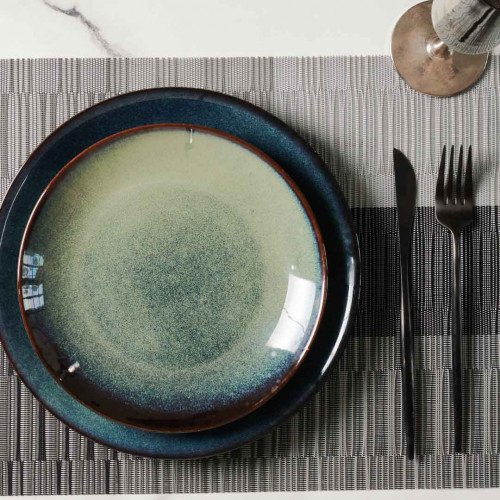 Marine Green Dinner Plate 10" 5