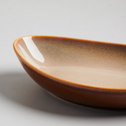 Umbra-Brown Triangular Salad Plate 8" 2