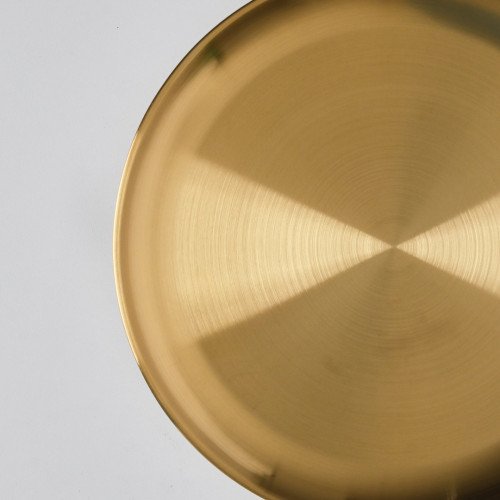 Korea Style 304 Stainless Steel Shallow Plate 26cm - Gold 3