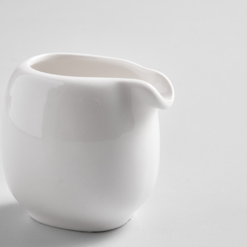 Ora White Creamer No Handle - Small 6cl 2