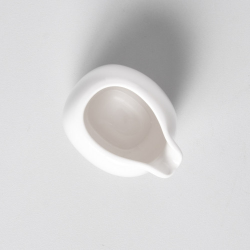 Ora White Creamer No Handle - Small 6cl 3