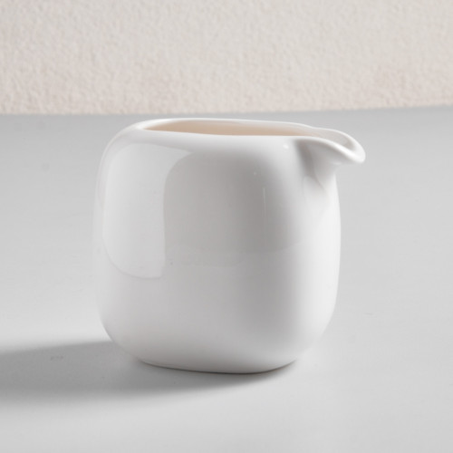 Ora White Creamer No Handle - Large 18.5cl
