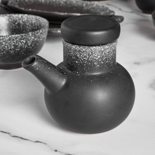 Black Kemuri Triple Condiment Set 8