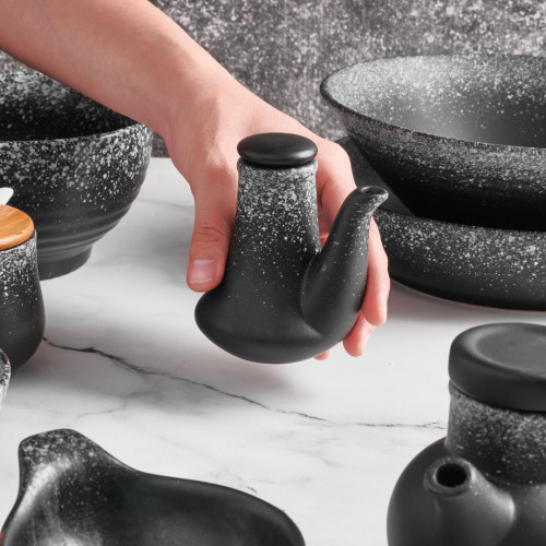 Black Kemuri Triple Condiment Set 11