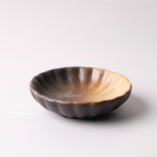 Dark Brown Sauce Dish 7cm 3