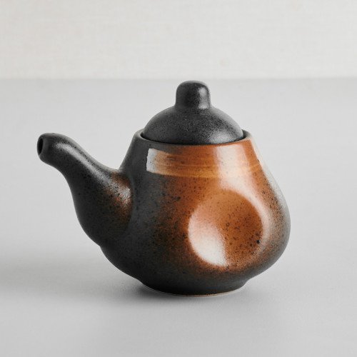 Dark Brown Fusion 9x8.5cm Soy Pot 120ml