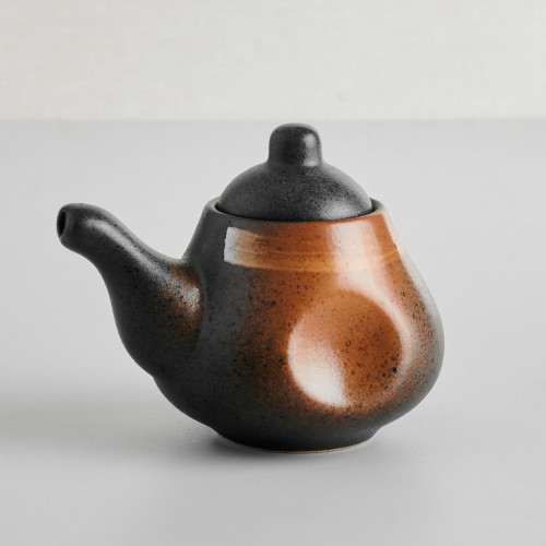 Dark Brown Fusion 9x8.5cm Soy Pot 120ml