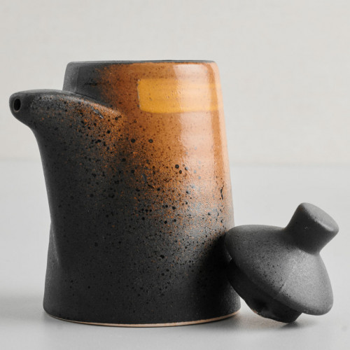 Dark Brown Fusion 7x10cm Soy Pot 120ml 4