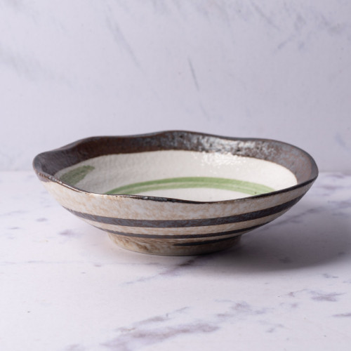 Himeji Green Sauce Dish 11cm
