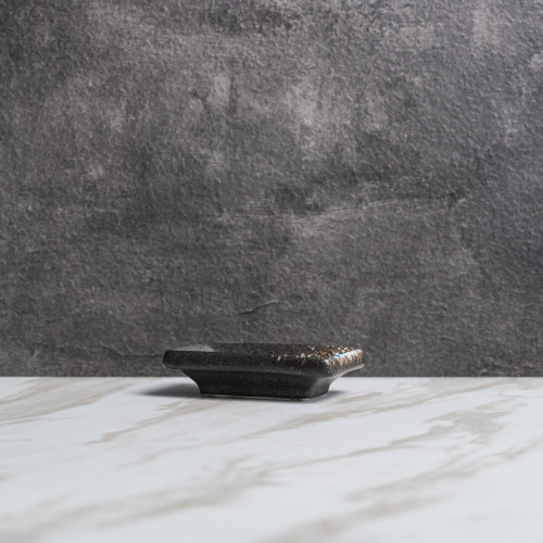 Luster Blue Sauce Dish Rectangular 9 x 6cm 2