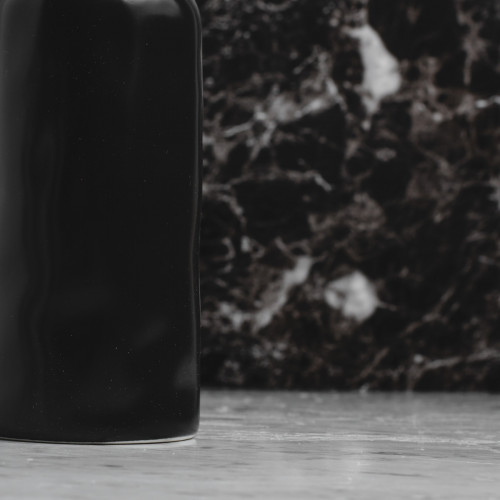 Ceramic Seasoning Pot Black 400ml (F7) 3