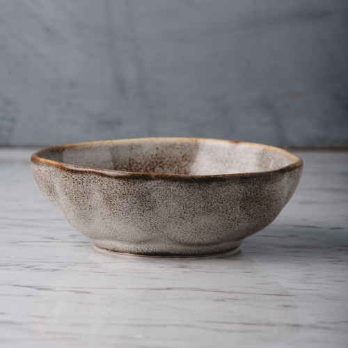 Sliver Tint Gray Sauce Dish 4" 4
