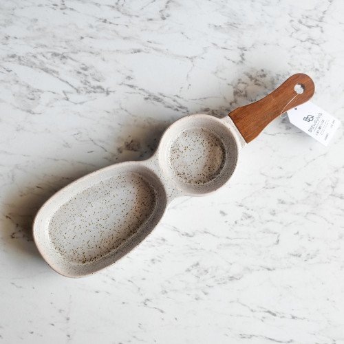 Revere Gray Split Platter 2-Sides 14"