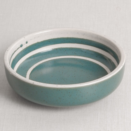 Forest Green Sauce Dish 3.5"