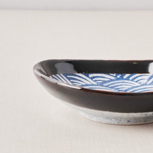Seigaiha Sauce Dish 4.25" 4