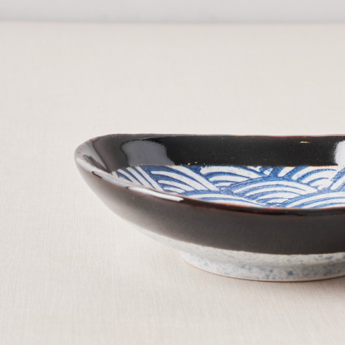 Seigaiha Sauce Dish 4.25" 4
