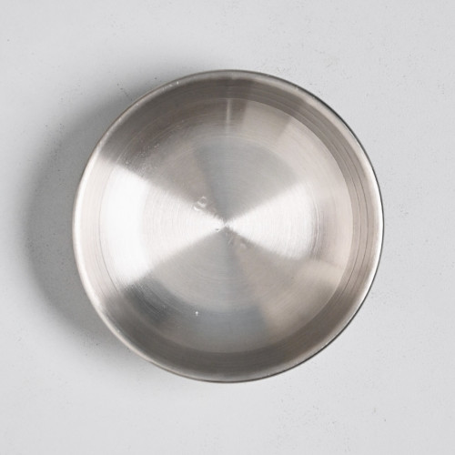 Korea Style Condiment Dish 9cm - Silver 2
