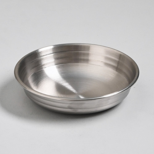 Korea Style Condiment Dish 10cm - Silver