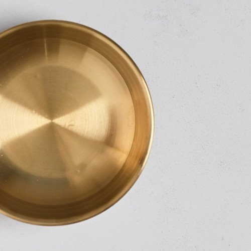 Korea Style Condiment Dish 9cm - Gold 4