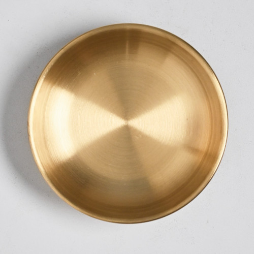 Korea Style Condiment Dish 10cm - Gold 2