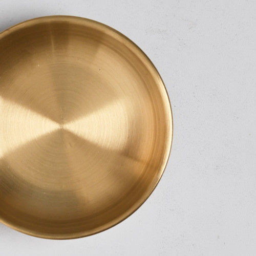 Korea Style Condiment Dish 10cm - Gold 3