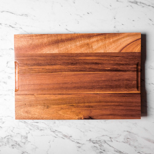 Stone and Wood Combination Long Tray 28 x 19cm 5