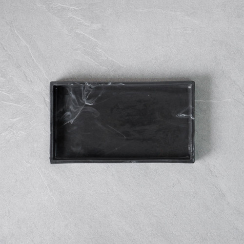 Sierra Decorative Tray Rectangular 11" - Black