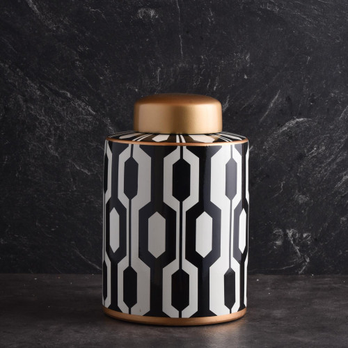 Gothic Monochrome Jar Small