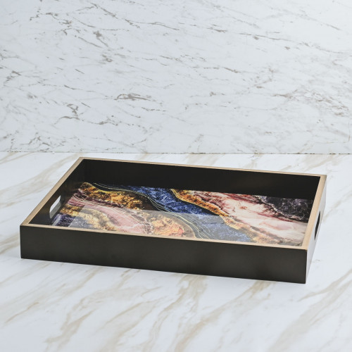 Austere Creative Décor Tray - Gilt Gold (L)